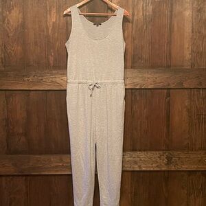 Ambiance Light Gray Sleeveless Jumpsuit